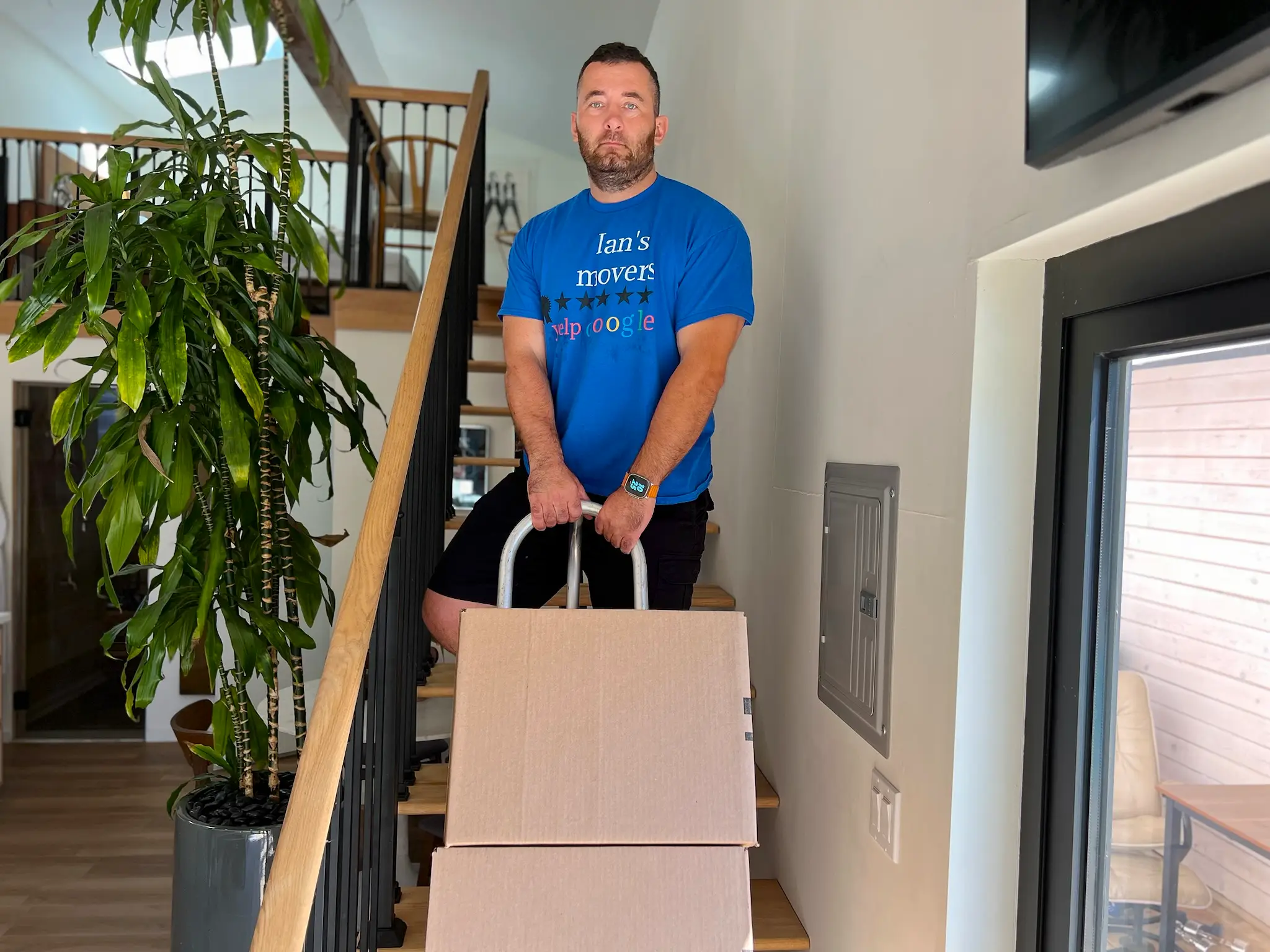 Ian's Movers crew on the job